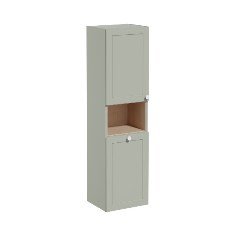 Vitra Root Classic 68523 Boy Dolabı, 40 Cm, Kısa, Çamaşır Sepetli, Mat Retro Yeşil, Sol